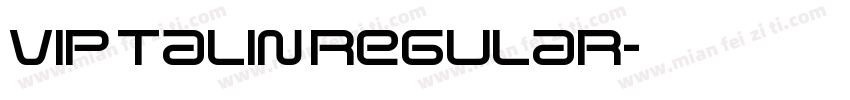 VIP Talin Regular字体转换
